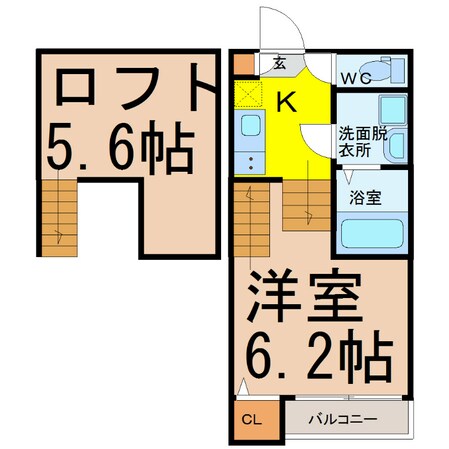 桜山駅 徒歩5分 1階の物件間取画像